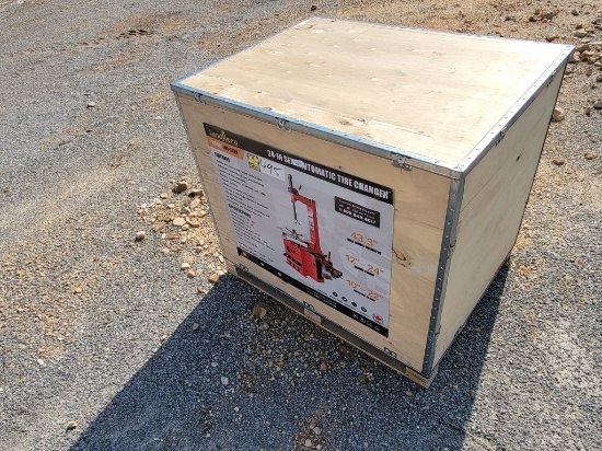 2026 LANDHONOR MODEL:LHR-TC24 24-IN SEMI AUTOMATIC TIRE CHANGER, OUTSIDE CL