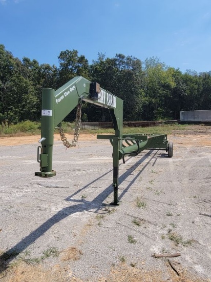 2025 36' Hay Baron™ Gooseneck Inline Hay Trailer, two braking 7k axles, bre