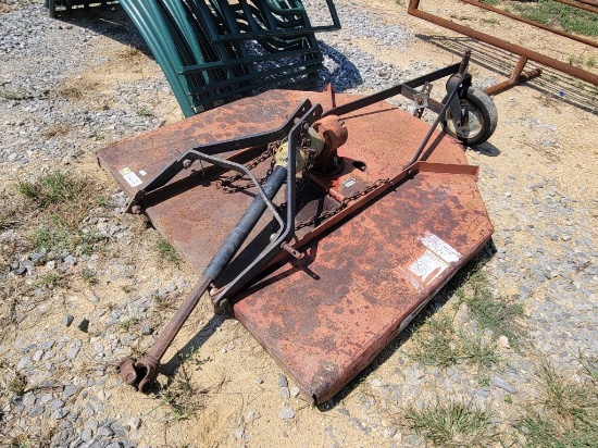 5' 3PH BUSHHOG BRAND ROTARY CUTTER, PTO SHAFT ON IT