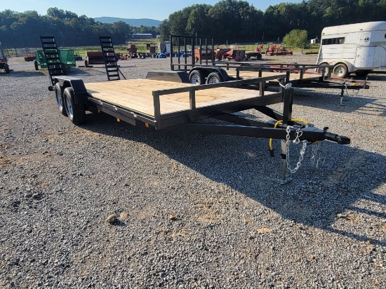 New 2026 Outback 7' X 20' L Bumper Pull Utility Trailer - Dovetail, Fold Do