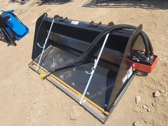 2026 RAYTREE MODEL:RMRB72 SKID STEER POWER RAKE BUCKET, BI-DIRECTIONAL DRUM