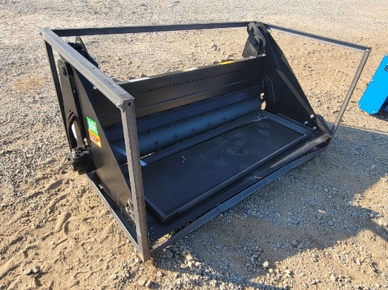 2026 RAYTREE MODEL:RPRB72 SKID STEER 6-IN-1 POWER RAKE BUCKET, AREVERSIBLE/