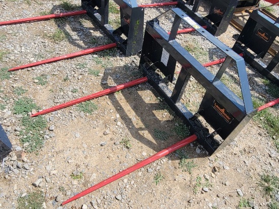 2026 LANDHONOR MODEL:BS-12-2500G SKID STEER BALE SPEAR, 30.8" H X 48.8" W,