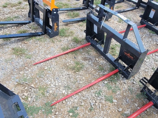 2026 LANDHONOR MODEL:BS-12-2500G SKID STEER BALE SPEAR, 30.8" H X 48.8" W,