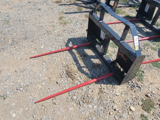 2026 LANDHONOR MODEL:BS-12-2500G SKID STEER BALE SPEAR, 30.8" H X 48.8" W,