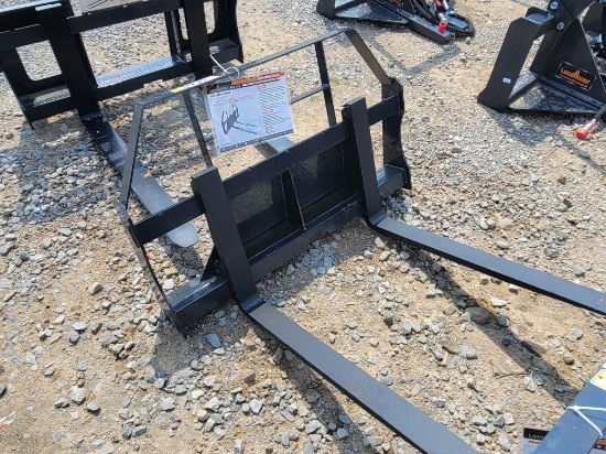 2026 LANDHONOR MODEL:MPF-11-2000G MINI SKID STEER PALLET FORK FRAME, 210 LB