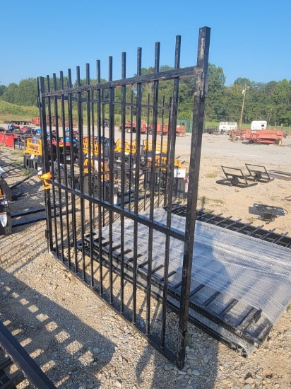 2026 FUTURE MODEL:FT-HLM14 14FT. BI-PARTING WROUGHT IRON GATE, , SN: E37094