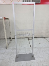 RACK FOR HAND CARTS - STAINLESS STEEL