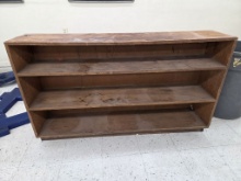 WOODEN BOOK SHELVE