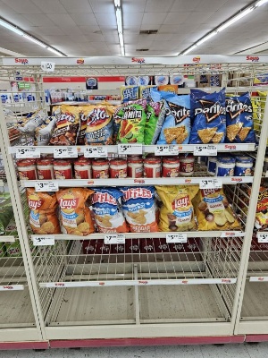 WIRE RACK - 5 LEVELS - 62X46X23 (LxWxH) *CONTENT NOT INCLUDED*