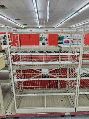 WIRE RACK - 5 LEVELS - 62X46X23 (LxWxH) *CONTENT NOT INCLUDED*