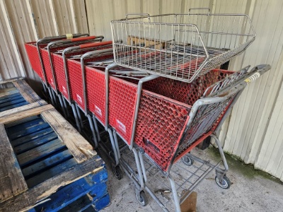 Shopping Buggies - W/Damaged Wheel(S) (7) - Buggies Only