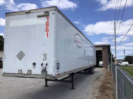 2009 VANGUARD DRY VAN Serial Number: 5V8VA53279M900152