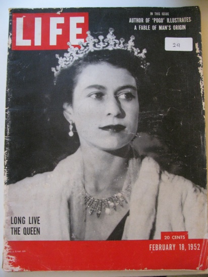 Vintage Life Magazine:  February 18, 1952