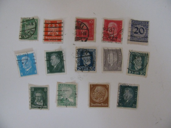 Vintage stamp set:  Germany 1923 - 1936