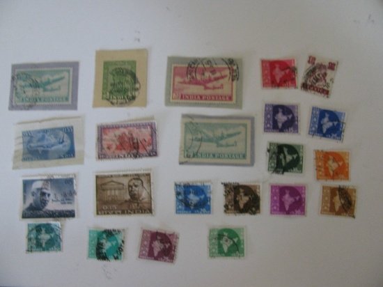 Vintage stamp set: Independent India
