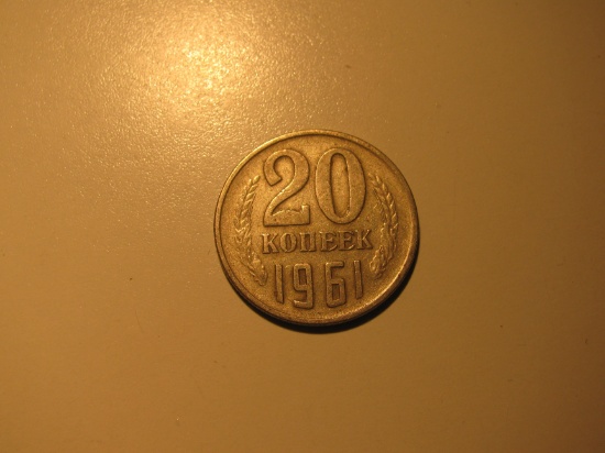 Foreign Coins:1961 USSR 20\ Kopeks