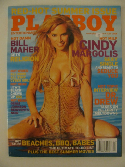 July 2008 Playboy Magazine