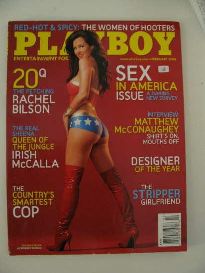 February 2008 Playboy Magazine