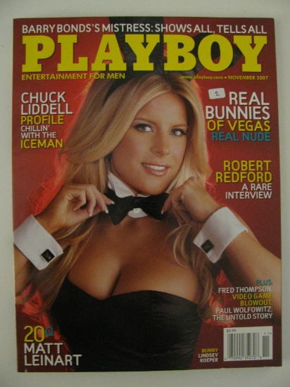 November 2007 Playboy Magazine
