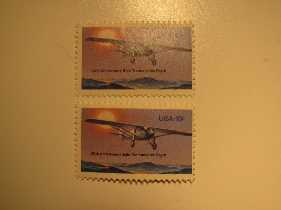 Two Vintage Unused Mint U.S. Stamps