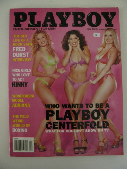 July 2002 Playboy Magazine