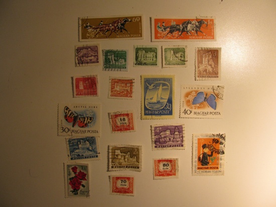 Vintage stamp set: Hungary