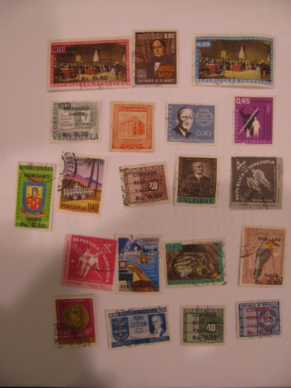 Vintage stamp set: Venezuela