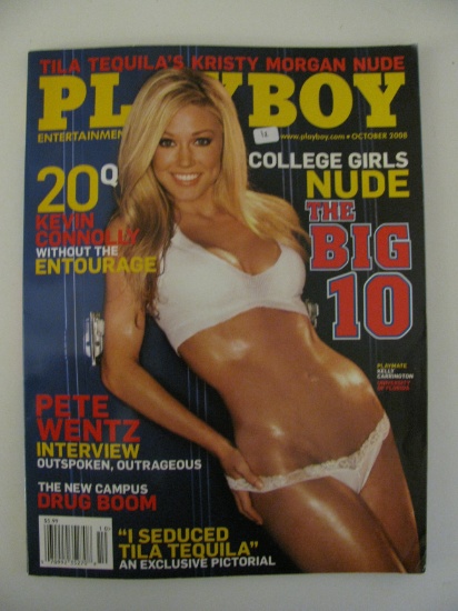 October 2008 Playboy Magazine