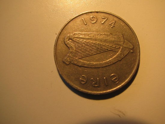 Foreign Coins: 1974 Irealnd 10 Pence