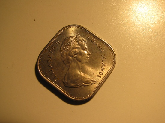 Foreign Coins: 1966 Bahamas 15 Cents