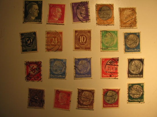 Vintage stamp set: Germany