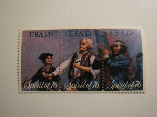 3 Vintage Unused Mint U.S. Stamps