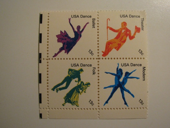 4 Vintage Unused Mint U.S. Stamps