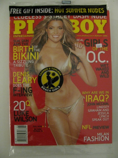 August 2006x Playboy Magazine