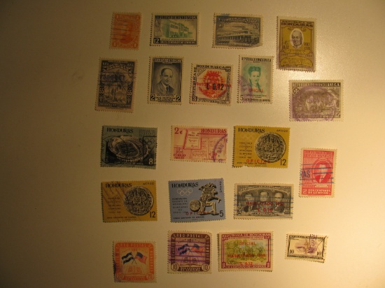 Vintage stamp set: Honduras