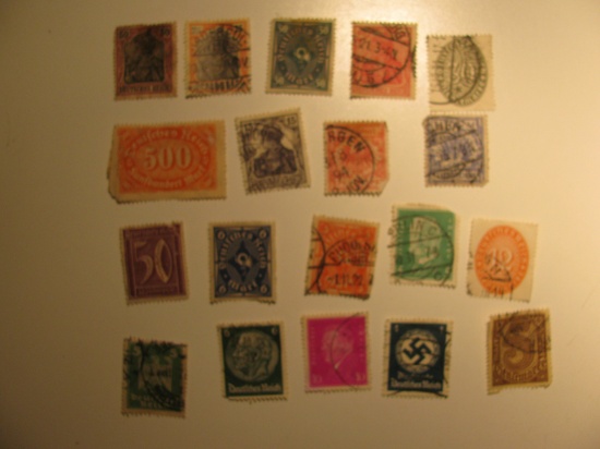 Vintage stamp set: Germany