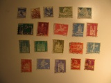 Vintage stamp set: Switzerland