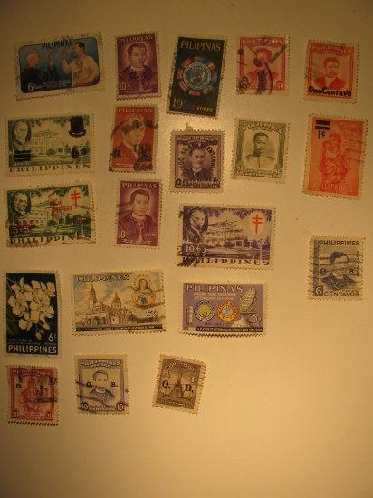 Vintage stamp set: Philippines