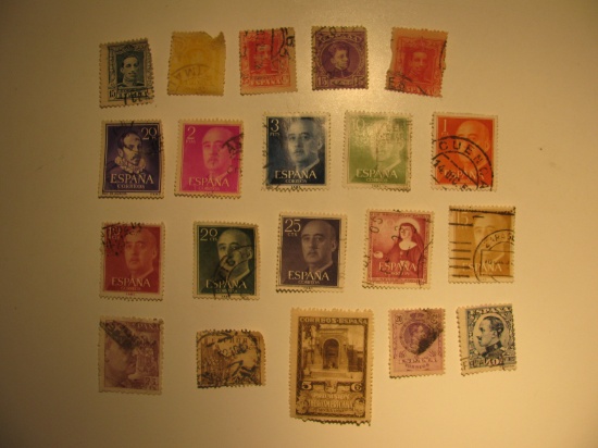 Vintage stamp set: Spain