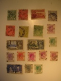 Vintage stamp set: Australia & Hong Kong