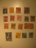 Vintage stamp set:  Australia, Austria, Belgium, Bolivia, Brazil