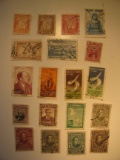 Vintage stamp set: Brazil, Bolivia & Equador
