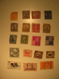 Vintage stamp set: