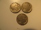 US Coins: 3xBuffalo 5 cents
