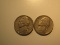 US Coins:  2x 1938 5 Cents