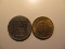 Foreign Coins: 1999 Slovenia 1 Tolar & one Isreal coin