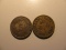 Foreign Coins: 19840 Mexico 5 Centavo & 1957 Hong Kong 10 cents