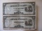 Foreign Currency: Two WWII Japanese Government 10 Pesos