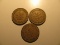Foreign Coins: 3x1950 Germany 10 Pennig